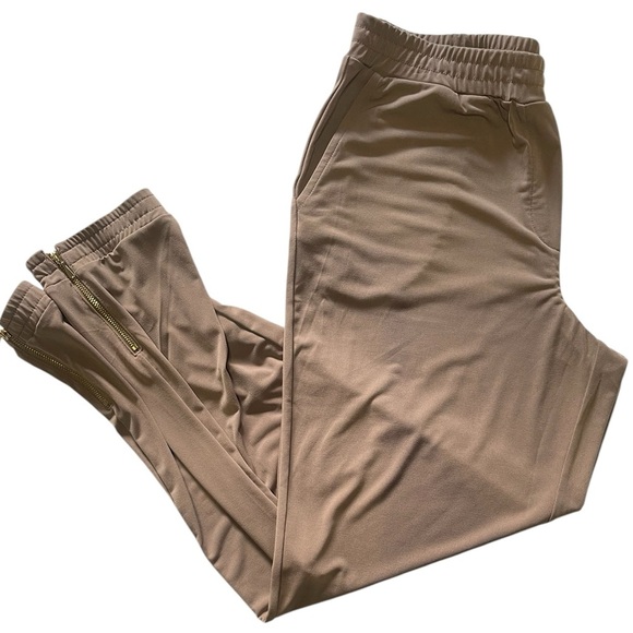 SUSAN GRAVER Pull On Lounge Pants Light Taupe 
Size Small - Picture 1 of 11